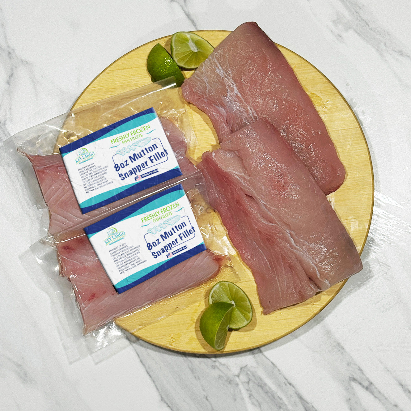 Freshly Frozen Mutton Snapper 8oz Portion