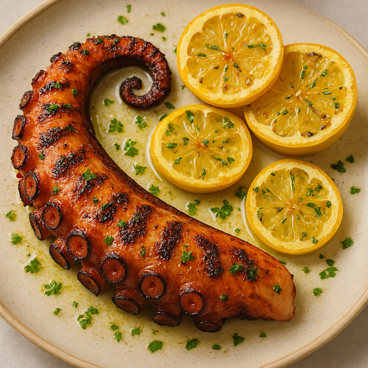 Grilled Octopus with Lemon and Herbs Recipe