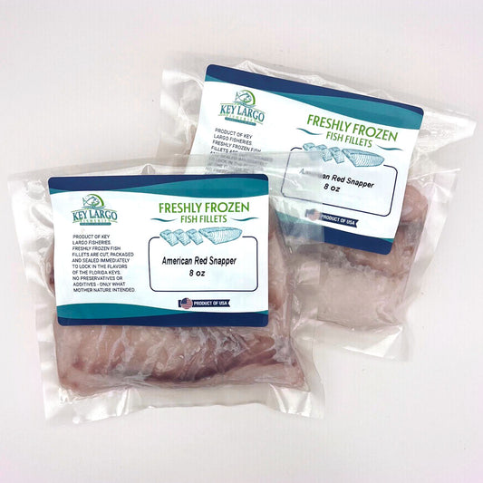 Freshly Frozen American Red Snapper 8oz Portion
