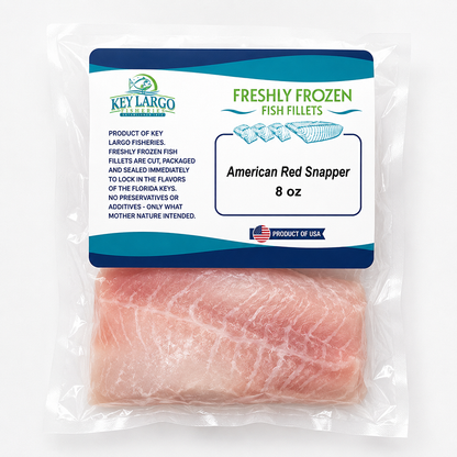 Freshly Frozen American Red Snapper 8oz Portion