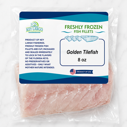 Freshly Frozen Golden Tilefish 8oz Portion