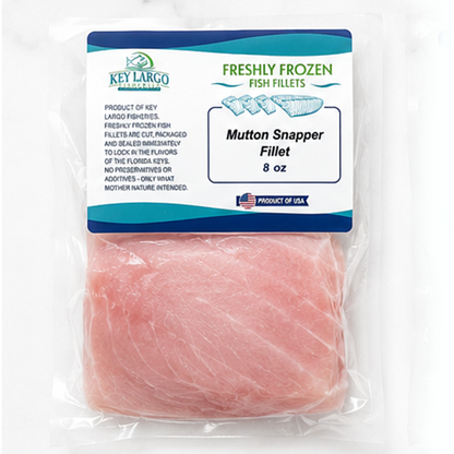 Freshly Frozen Mutton Snapper 8oz Portion