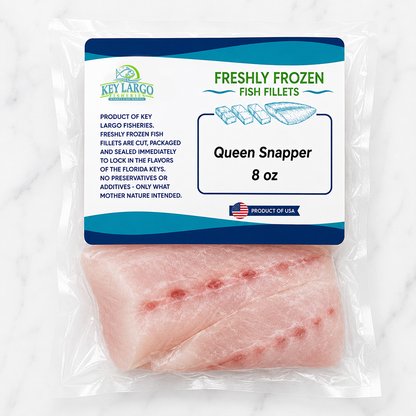 Freshly Frozen Queen Snapper 8oz Portion