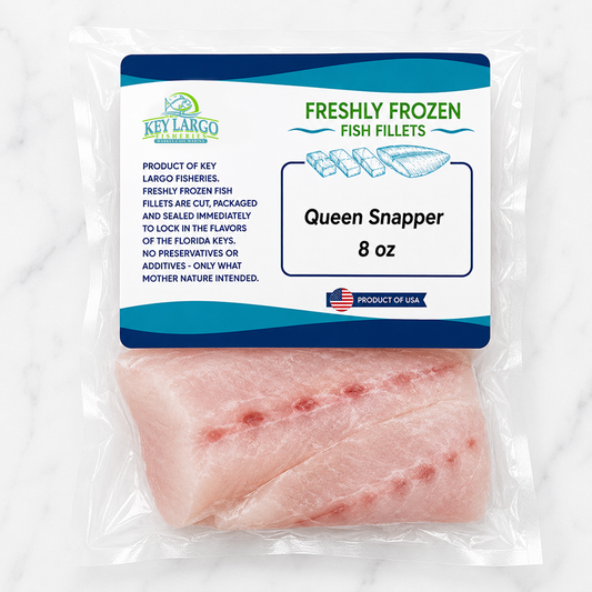 Freshly Frozen Queen Snapper 8oz Portion