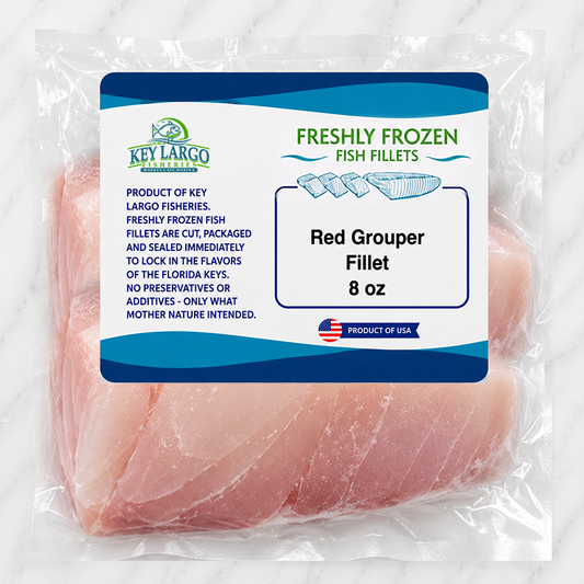 Freshly Frozen Red Grouper 8oz Portion
