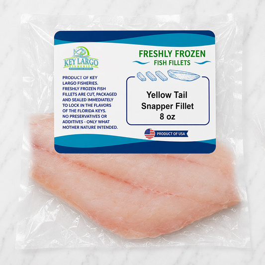 Freshly Frozen Yellowtail Snapper 8oz
