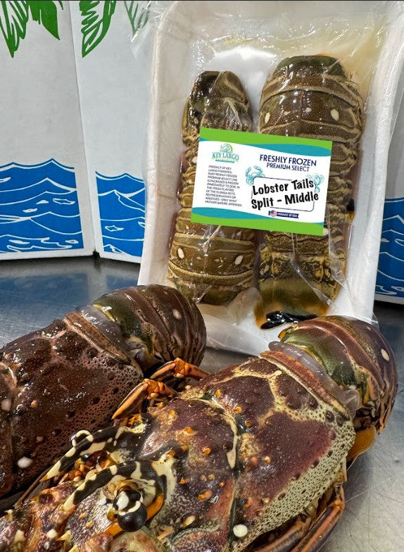 Freshly Frozen Split Lobster Tails 6oz 2 pk