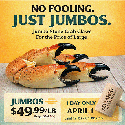 Jumbo Stone Crab Claws