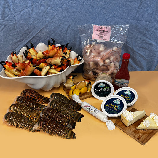Stone Crab and Lobster Tail Party Pack for 6 – Jumbo Claws