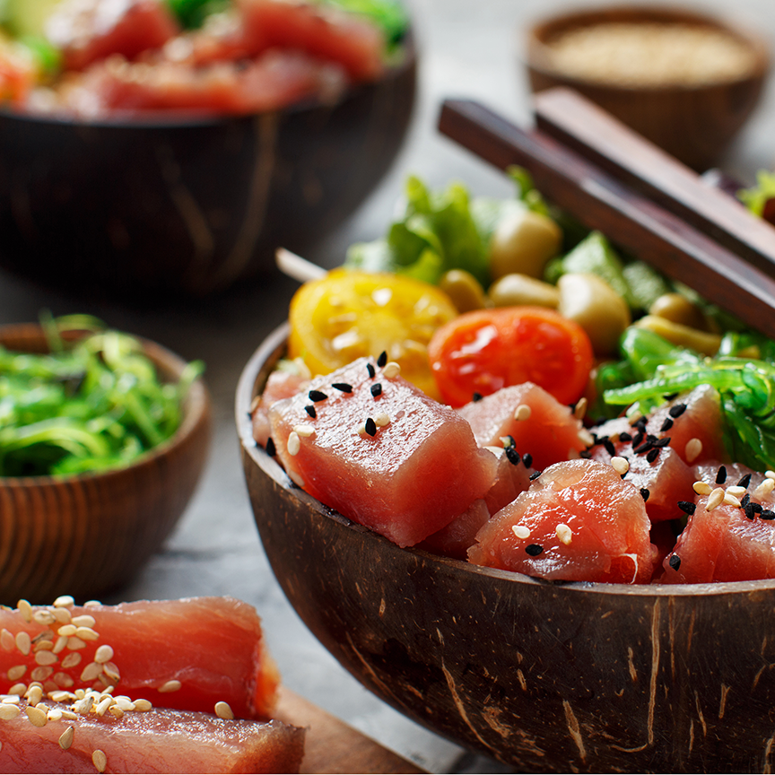 Tuna Poke Cubes 1lb