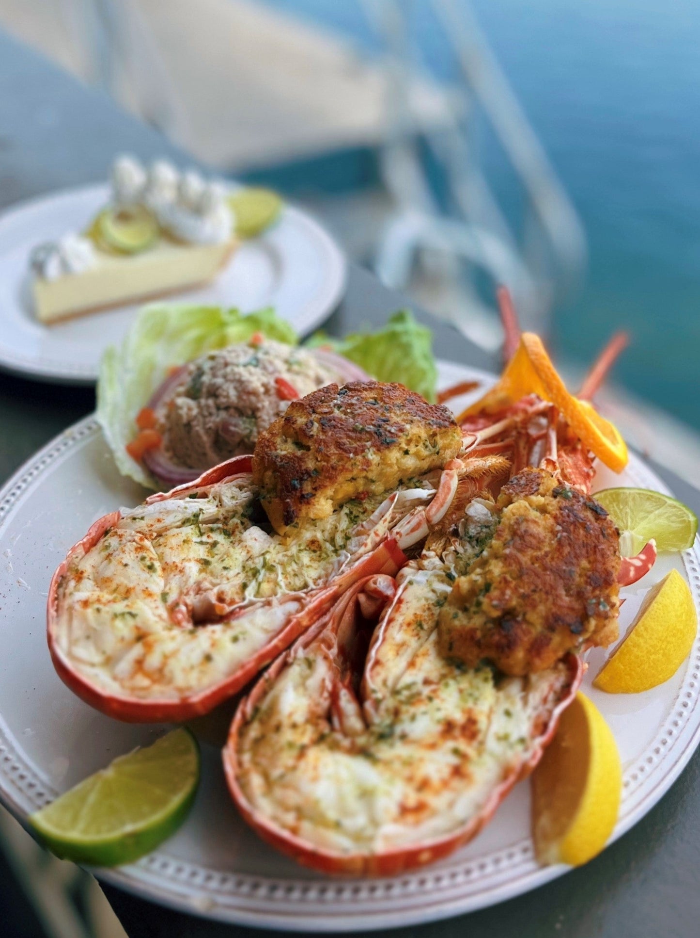 Cooked Florida Lobster Split